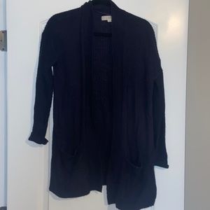 Navy cardigan